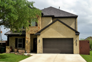 a well-matched garage door
