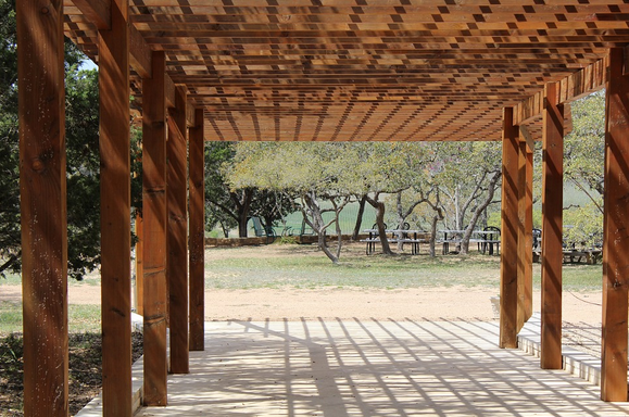 wood pergola